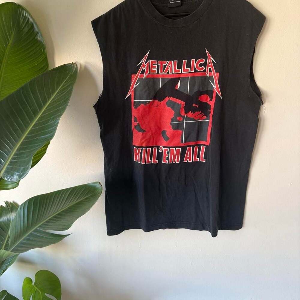 Vintage Giant Metallica Kill 'Em All / Ride the Lightning Tank Top Large